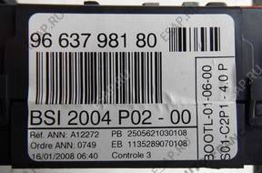 БЛОК УПРАВЛЕНИЯ 0261201505 КОМПЛЕКТ PEUGEOT 308 1.6 16v VTI