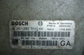 БЛОК УПРАВЛЕНИЯ   0261203548 GM90505778 OPEL