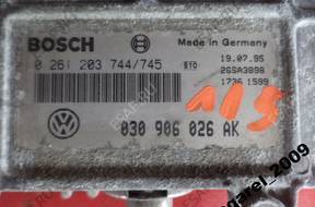 БЛОК УПРАВЛЕНИЯ   0261203744 VW POLO 1.0