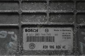 БЛОК УПРАВЛЕНИЯ   0261203744 VW POLO 1.0