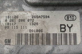 БЛОК УПРАВЛЕНИЯ 0261206072 BY Z10XE CORSA C 1.0  wylogowa