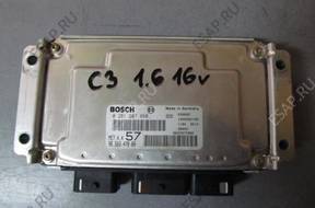 БЛОК УПРАВЛЕНИЯ 0261207860 9650347880 CITROEN C3 1,6 16V