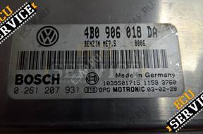 БЛОК УПРАВЛЕНИЯ 0261207931 4B0906018DA VW AUDI SEAT SKODA