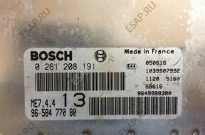 БЛОК УПРАВЛЕНИЯ   0261208191 9658477080 PEUGEOT