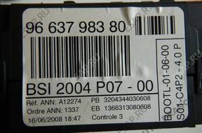 БЛОК УПРАВЛЕНИЯ 0261208907 КОМПЛЕКТ CITROEN C2 1.6 16V LIFT