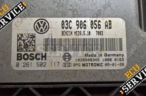 БЛОК УПРАВЛЕНИЯ 0261S02117 03C906056AB PLUG&PLAY