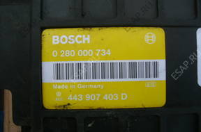 БЛОК УПРАВЛЕНИЯ 0280000734 GOLF II JETTA