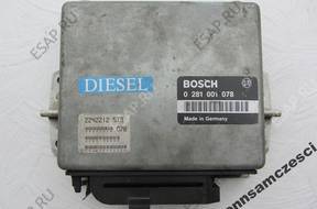 БЛОК УПРАВЛЕНИЯ 0281001078   BMW E34