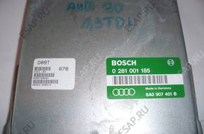 БЛОК УПРАВЛЕНИЯ 0281001185 8A0907401B AUDI 80 1.9 TDI