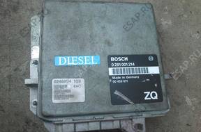 БЛОК УПРАВЛЕНИЯ   0281001214  OMEGA B 2.5 TD TDS