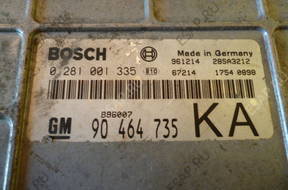 БЛОК УПРАВЛЕНИЯ 0281001335   vectra b 2.0 dti