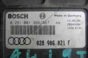 БЛОК УПРАВЛЕНИЯ   0281001366/367 AUDI A4 1.9 TDI