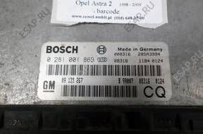 БЛОК УПРАВЛЕНИЯ 0281001869 КОМПЛЕКТ Opel Astra 2 2,0DTL