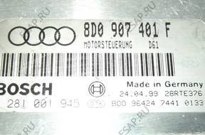 БЛОК УПРАВЛЕНИЯ 0281001945 8D0907401F AUDI A4 B5 2.5TDI