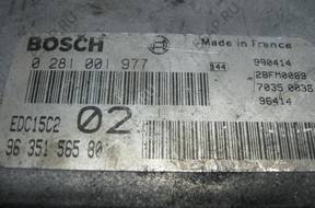 БЛОК УПРАВЛЕНИЯ   0281001977 9635156580 EDC15C2