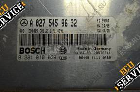 БЛОК УПРАВЛЕНИЯ 0281010039 A0275459632 VIRGIN