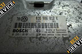 БЛОК УПРАВЛЕНИЯ 0281010111 038906012K VW AUDI SEAT SKODA