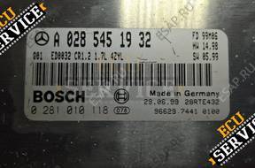 БЛОК УПРАВЛЕНИЯ 0281010118 A0285451932 VIRGIN