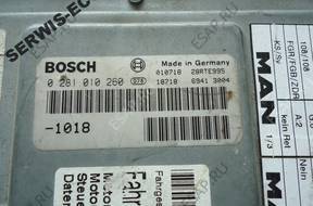 БЛОК УПРАВЛЕНИЯ 0281010260   KASETA MAN L20 8 год,77