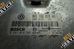 БЛОК УПРАВЛЕНИЯ 0281010505 045906019AA VW AUDI SEAT SKODA