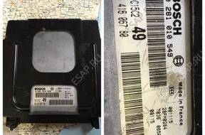 БЛОК УПРАВЛЕНИЯ   0281010549 9641606780 EDC15C2