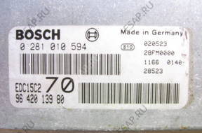 БЛОК УПРАВЛЕНИЯ 0281010594 - Peugeot 206 306 406 2.0 Hdi