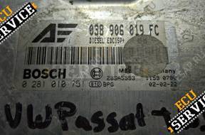 БЛОК УПРАВЛЕНИЯ 0281010751 038906019FC