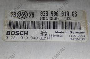 БЛОК УПРАВЛЕНИЯ 0281010940 VW PASSAT GOLF 1.9 TDI