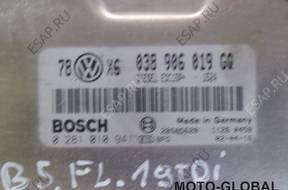 БЛОК УПРАВЛЕНИЯ   0281010941 PASSAT B5 FL 1.9 TDI