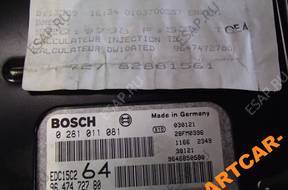 БЛОК УПРАВЛЕНИЯ 0281011081 PEUGEOT 307 SW 2.0 HDI 02 год,