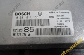 БЛОК УПРАВЛЕНИЯ   0281011133 CITROEN C8 2.2 HDI