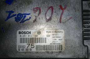 БЛОК УПРАВЛЕНИЯ 0281011188 PEUGEOT 206 2.0 HDI