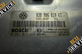 БЛОК УПРАВЛЕНИЯ 0281011191 038906019KP VW AUDI SEAT SKODA