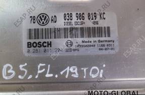 БЛОК УПРАВЛЕНИЯ   0281011204 PASSAT B5 FL 1.9 TDI