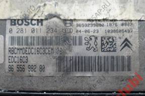 БЛОК УПРАВЛЕНИЯ 0281011234 9653239880 Peugeot 307 1,6HDI