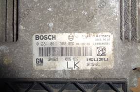 БЛОК УПРАВЛЕНИЯ 0281011380 КОМПЛЕКТ START ASTRA H 1,7 CDTI