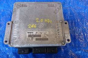 БЛОК УПРАВЛЕНИЯ 0281011525 9658373080 2.0 HDI PEUGEOT