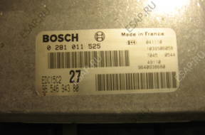 БЛОК УПРАВЛЕНИЯ 0281011525 - Peugeot 206 2.0 Hdi; 2005 год.