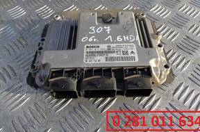 БЛОК УПРАВЛЕНИЯ 0281011634 -PEUGEOT 307 1.6 HDI 06 год,