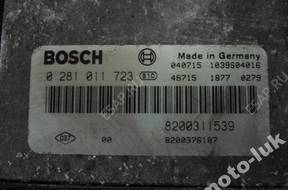 БЛОК УПРАВЛЕНИЯ   0281011723 Laguna II 1.9 DCI
