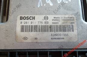 БЛОК УПРАВЛЕНИЯ  0281011776 RENAULT SCENIC II DCI