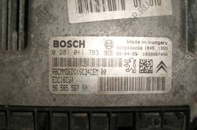 БЛОК УПРАВЛЕНИЯ 0281011783 PEUGEOT 206 1.4 HDI