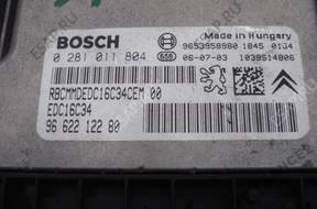 БЛОК УПРАВЛЕНИЯ 0281011804 BSI КЛЮЧ CITROEN C3 1.6HDI