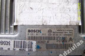 БЛОК УПРАВЛЕНИЯ 0281011863 9661773380 PEUGEOT 307 1,6 HDI
