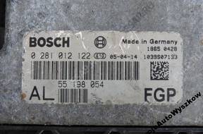 БЛОК УПРАВЛЕНИЯ 0281012122 AL OPEL ASTRA III H 1.9 CDTI