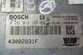 БЛОК УПРАВЛЕНИЯ   0281012165 LDV Maxus 2.5 CRD
