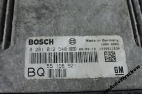 БЛОК УПРАВЛЕНИЯ   0281012548 BQ ASTRA H 1.9 CDTI