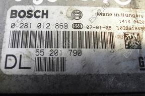 БЛОК УПРАВЛЕНИЯ   0281012869 5520179 OPEL 1.9CDTI