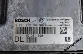 БЛОК УПРАВЛЕНИЯ 0281012869 55201790 VECTRA C 1.9 CDTI
