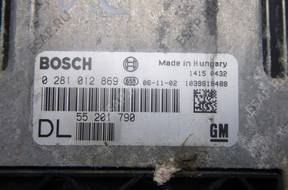 БЛОК УПРАВЛЕНИЯ 0281012869  Vectra C Lift 05-08 1.9 CDTI